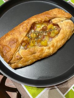 Foto di Torta salata alle patate rosse