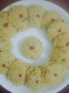 A picture of Instant rava idli.
