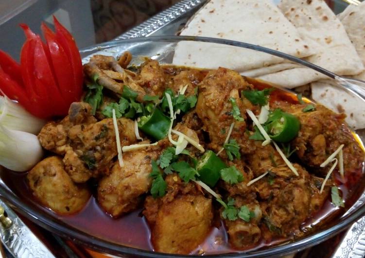 Simple Way to Make Any-night-of-the-week Restaurant Style Chicken Karahi