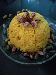 કેસરીયા મીઠા ભાત(kesriye mitha bhat recipe in gujrati) રેસીપી મુખ્ય ફોટો