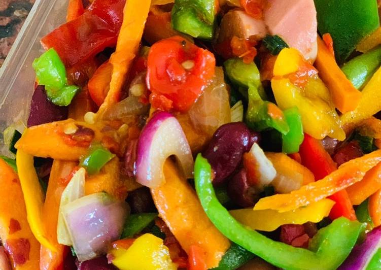 Recipe of Super Quick Homemade Chicken sauce with veggies