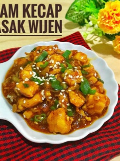 Foto resep Ayam Kecap Masak Wijen