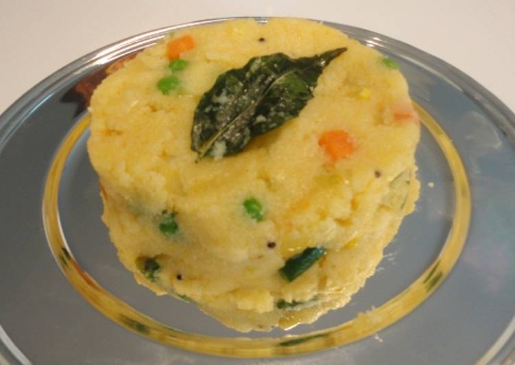 How to Make Homemade Vegetable Rava Upma உப்புமா