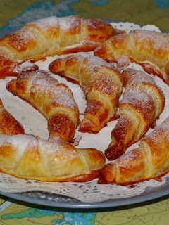 Una foto de Croissant de hojaldre con azúcar