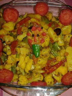 A picture of Chinese mix vegetable.