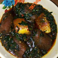 Vegetable(Efo woorowo) A picture of Vegetable(Efo woorowo).