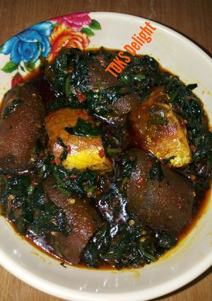 A picture of Vegetable(Efo woorowo).
