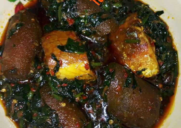 Recipe of Any-night-of-the-week Vegetable(Efo woorowo)
