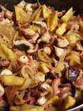 Polpo con patate e cipolla