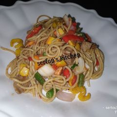 A picture of Sertou's spaghetti.