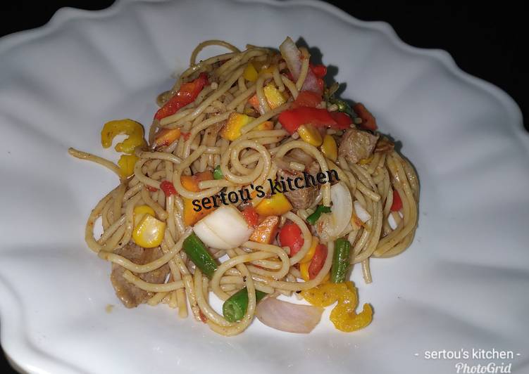 Recipe of Speedy Sertou&#39;s spaghetti ii
