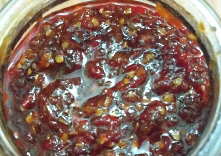 Sambel Tumis Pedas Manis (Awet 1 bulan lebih)