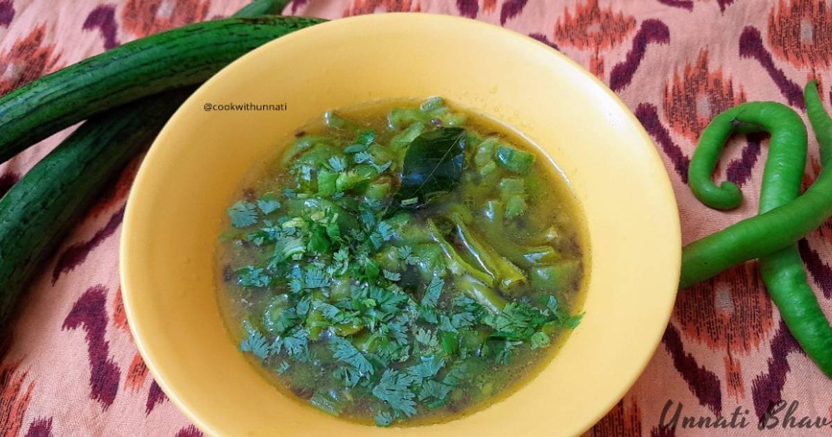 Soupie Sponge Gourd Recipe by Unnati Bhavsar Cookpad