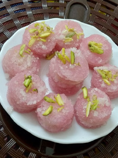 A picture of Bread Rasmalai.
