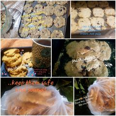 🍪Chocl-oaty white & cranberry cookies🍪 A picture of 🍪Chocl-oaty white & cranberry cookies🍪.