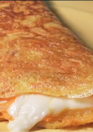 Una foto de Omelette de Zanahoria con Queso