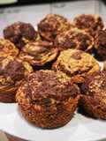Muffins marmolados de Harina de Almendras y avena multisemillas
