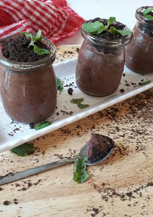 A picture of Mint Chocolate Pudding.