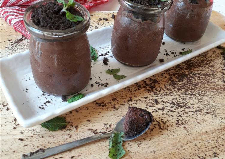 Recipe of Any-night-of-the-week Mint Chocolate Pudding