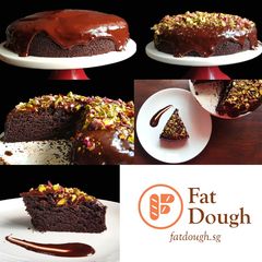 Nigella Lawson's Dark & Sumptuous Chocolate Cake A picture of Nigella Lawson's Dark & Sumptuous Chocolate Cake.