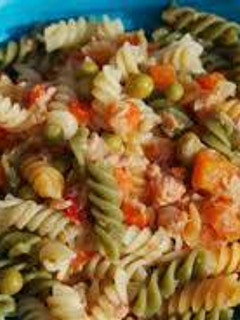 Una foto de Ensalada de espirales