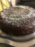 Bizcocho de coco y chocolate