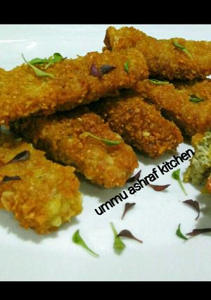 A picture of Egg fingers.