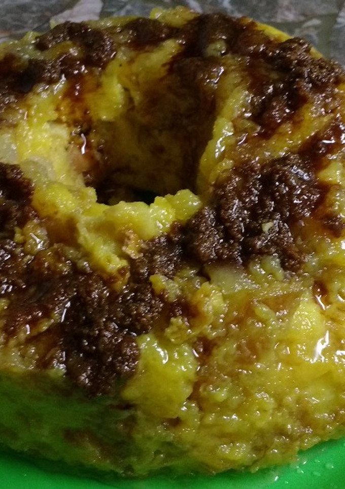 Una foto de Budín de pan