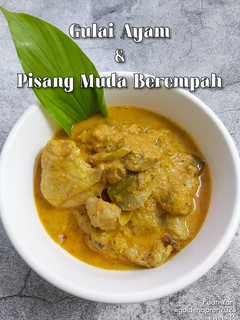 Gambar Gulai Ayam & Pisang Muda Berempah