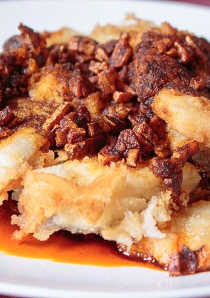 Una foto de Vídeo-receta: bacalao al pimentón