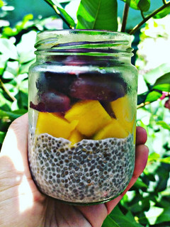 Foto resep Puding chia seed + buah potong