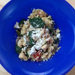 A picture of Mediterranean Style Scrambled Eggs.