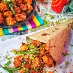 A picture of Pav Bhaji Popcorns.