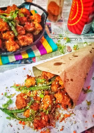A picture of Pav Bhaji Popcorns.