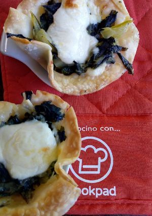 Una foto de Tartitas de espinacas