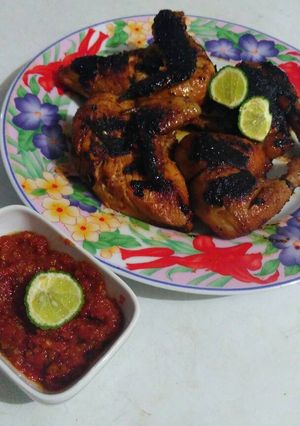 Foto resep Ayam bakar pedas gurih