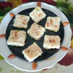 Delicious tasty coconut milk powder Burfi-レシピのメイン写真