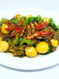 Tumis Kerang Timun Telur Puyuh