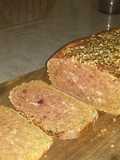 Pan integral de remolacha