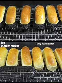 Foto resep Hotdog Bun metode sponge n dough