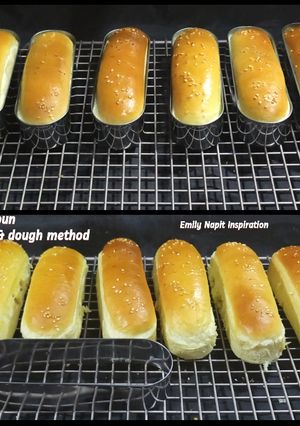 Foto resep Hotdog Bun metode sponge n dough