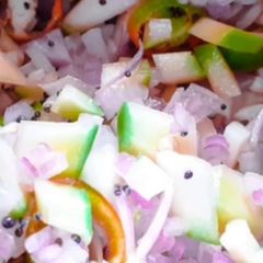 Mango pickle A picture of Mango pickle.