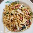 Nouilles asiatiques au pak choï, tofu et noix de cajou