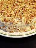 Pastel de zanahoria con betún de queso