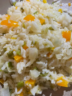 A picture of Sweet and Tangy Stir Fried Rice.