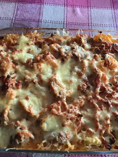 Una foto de Pasta rápida al estilo carbonara