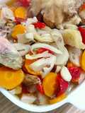 Escabeche de pollo y verduras