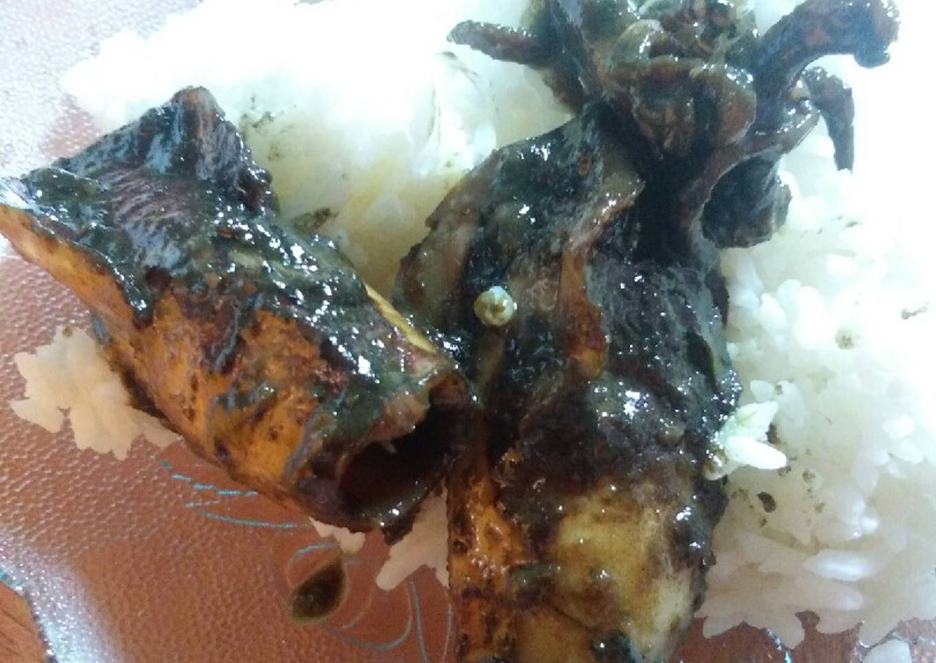 Cumi pedas dengan bumbu Madura