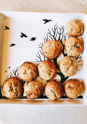 Φωτογραφία της συνταγής Chewy oatmeal chocolate-chip & pecans cookies