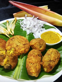 A picture of Banana Croquetts or Banana chop.